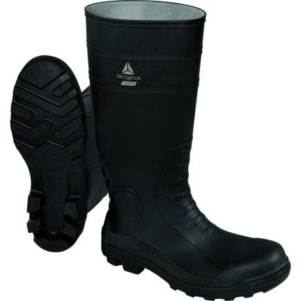 DELTA PLUS COPPES5NO47 - Botte de sécurité légère et polyvalente COPPER S5 FO NOIR