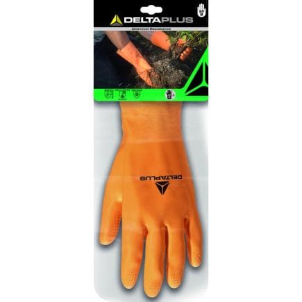 DELTA PLUS DPVE450OR08 - Gant chimique épais, orange