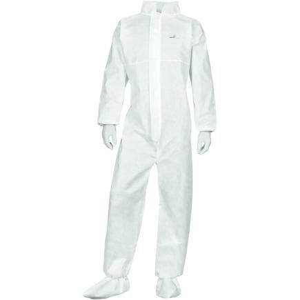 DELTA PLUS DT215CVGT - Combinaison jetable type 5 sans capuche, imperméable