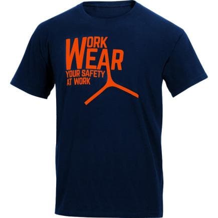 DELTA PLUS LAZIOBMPT - T-shirt col rond 100 % coton premium LAZIO BLEU MARINE