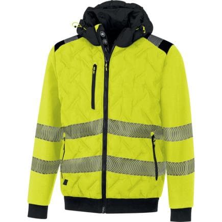 DELTA PLUS LUTHVJATM - Veste haute visibilité LUTONHV classe 2 JAUNE NÉON - NOIR