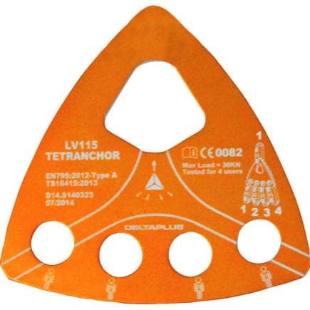 DELTA PLUS LV115 - Plaque de fixation d'ancrage