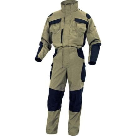 DELTA PLUS M5CO2BNTM - Salopette de travail beige et noire