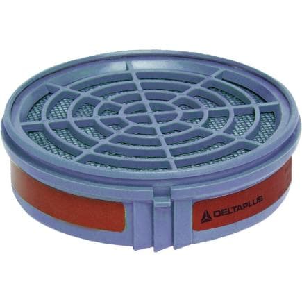 DELTA PLUS M6000A2R - Filtres à vapeur organique A2 pour demi-masques M6200 JUPITER et M6400 JUPITER (2 pièces)