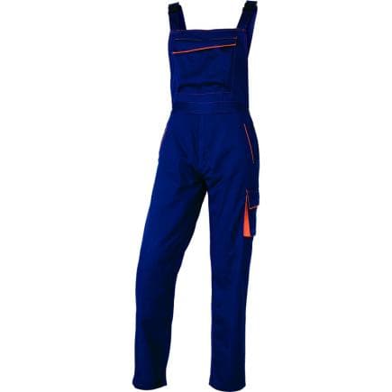 DELTA PLUS M6SALBMXG - Salopette de travail bleu marine et orange
