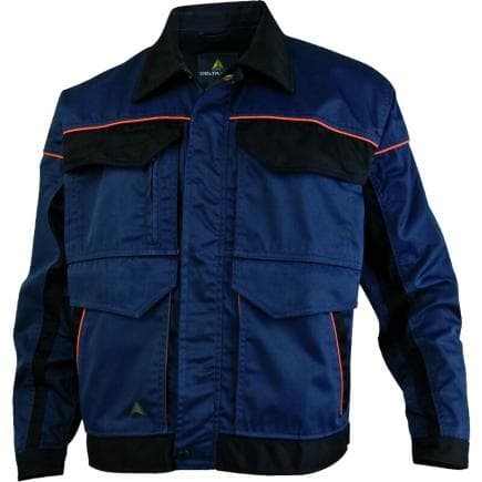 DELTA PLUS MCVESBMPT - Veste de travail légère et résistante BLEU MARINE-NOIR