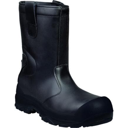 DELTA PLUS SAMARS3NO42 - Bottes rembourrées en cuir pigmenté noir SAMARA S3 SRC
