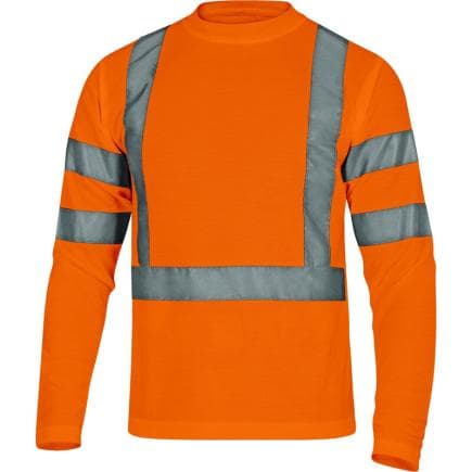 DELTA PLUS STARORTM - T-shirt à manches longues orange fluo STAR