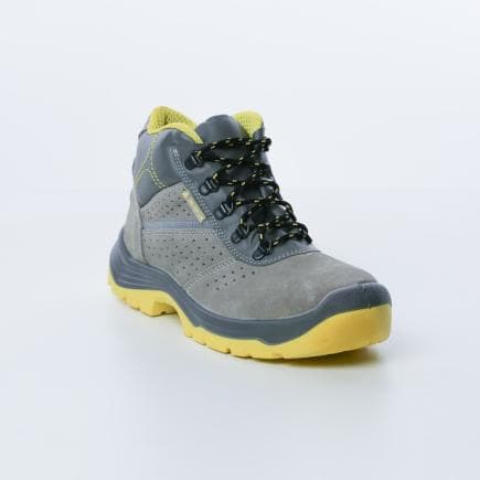DELTA PLUS TANGASPGR44 - Chaussures montantes en daim gris-jaune TANGARA S1P SRC