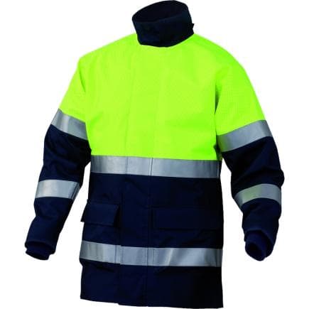 DELTA PLUS KOMO2HVJM3X - Parka ATEX haute visibilité, multirisques et imperméable KOMODO2HV