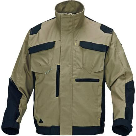 DELTA PLUS M5VE2BNXX - Veste de travail robuste beige-noir M5VE2