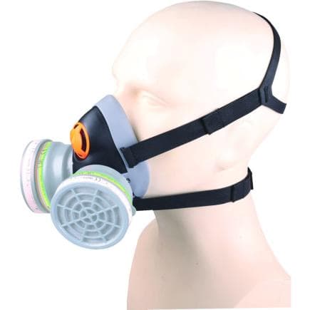 DELTA PLUS M6400GT - Demi-masque réutilisable avec double cartouche M6400 JUPITER