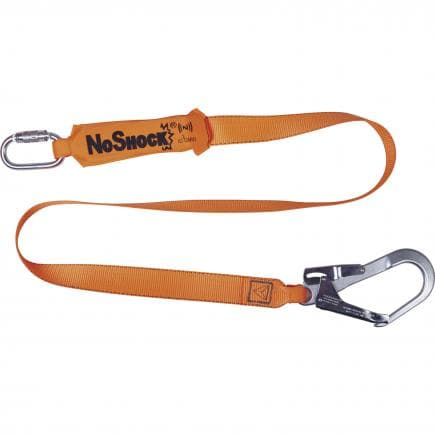 DELTA PLUS AN203200ZD - Antichute absorbeur d'énergie longe sangle 2 m + 1 connecteur double-action + 1 am022 orange