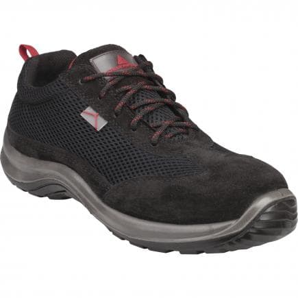 DELTA PLUS ASTISPNO43 - Chaussures basses noir cuir croute velours et mesh - s1p src