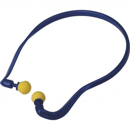 DELTA PLUS CONICMOVE01VE - Sachet une paire de bouchons d'oreilles bleu-jaune avec arceau (lot muliple)