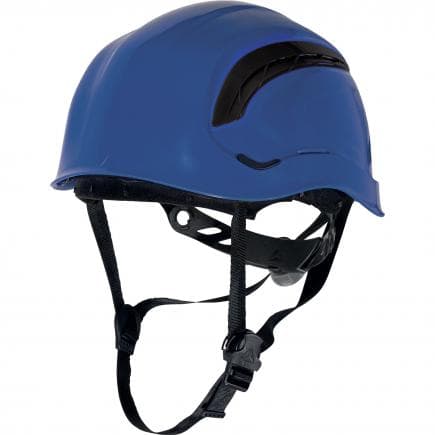 DELTA PLUS GRAWIBLFL - Casque de chantier ventilé bleu style casque de montagne