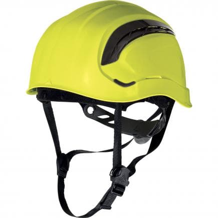 DELTA PLUS GRAWIJAFL - Casque de chantier ventilé jaune style casque de montagne