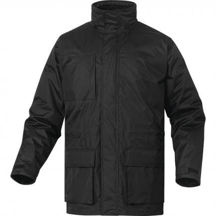 DELTA PLUS ISOL2NOXG - Parka noir polyester pongee enduit pvc