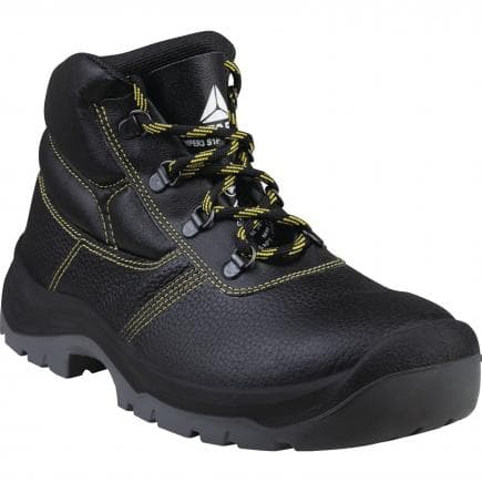 DELTA PLUS JUMP3SPNO47 - Chaussures hautes noir cuir croupon pigmenté - s1p src