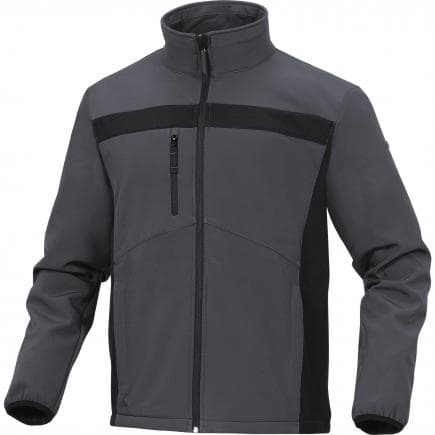 DELTA PLUS LULE2GRXG - Veste gris-noir softshell polyester/elasthanne