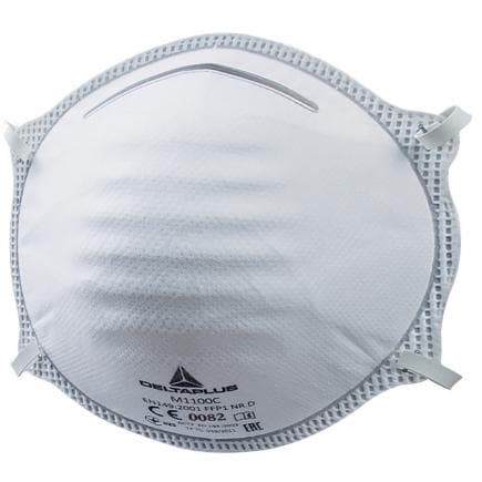 DELTA PLUS M1100C - Boite de 20 demi-masques jetables moules ffp1