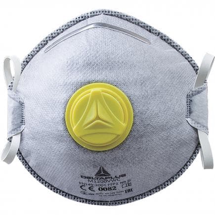 DELTA PLUS M1200VWC - Boite 10 demi-masques ffp2 pour vapeurs organiques avec valve