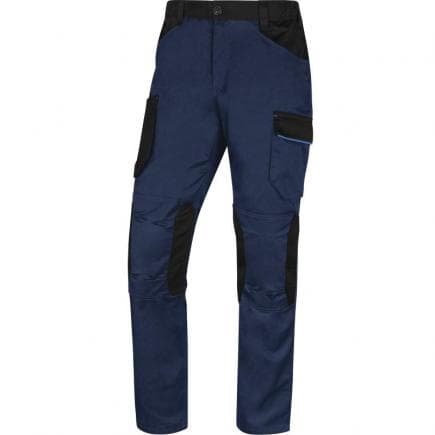 DELTA PLUS M2PW3BMPT - Pantalon de travail bleu marine-bleu roi mach 2 en polyester/coton avec doublure flanelle
