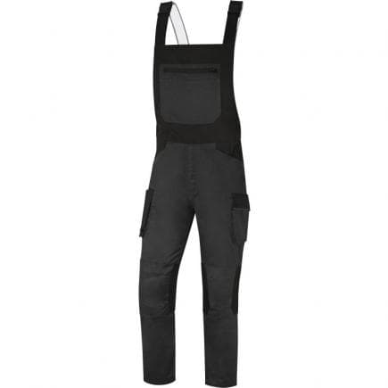 DELTA PLUS M2SA3GGXX - Salopette de travail gris foncé mach2 en polyester/coton