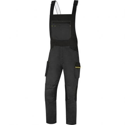 DELTA PLUS M2SA3GJ3X - Salopette de travail gris-jaune mach2 en polyester/coton