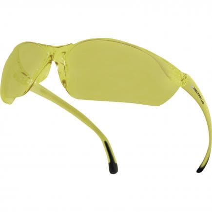 DELTA PLUS MEIAJA - Lunettes jaune monobloc polycarbonate (lot muliple)