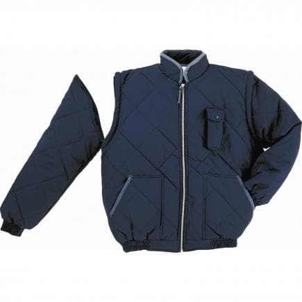 DELTA PLUS NEWDEBLXX - Blouson bleu marine matelasse polyester / coton
