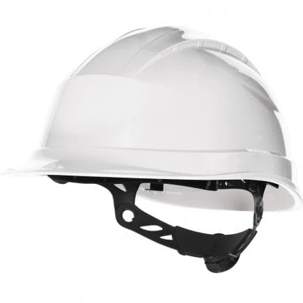 DELTA PLUS QUARUP3BC - Casque de chantier blanc serrage rotor