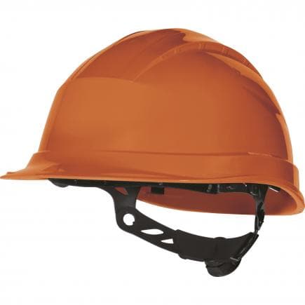 DELTA PLUS QUARUP3OR - Casque de chantier orange serrage rotor