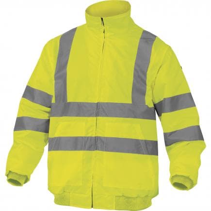 DELTA PLUS RENHVJAXX - Blouson jaune fluo haute visibilité polyester oxford enduit polyuréthane
