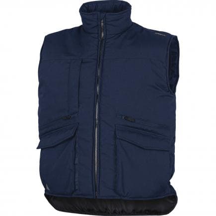 DELTA PLUS SIER2BMXG - Gilet multipoches bleu marine polyester/coton