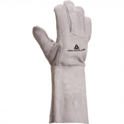 DELTA PLUS TC71611 - Gant soudeur gris croute bovin - manchette 15 cm (lot muliple)