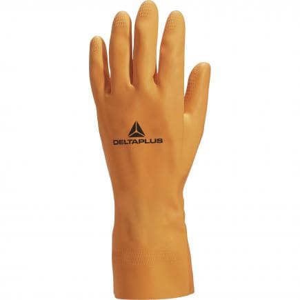DELTA PLUS VE450OR09 - Gant latex orange lourd - 30 cm (lot muliple)