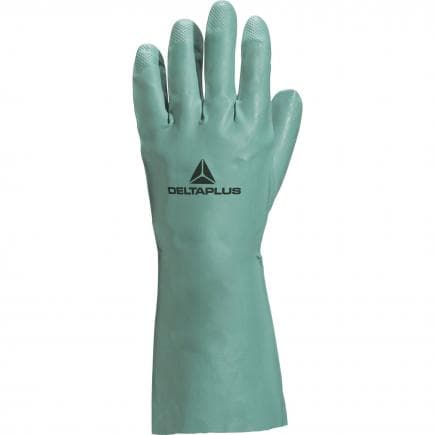 DELTA PLUS VE802VE07 - Gant en nitrile vert 33cm