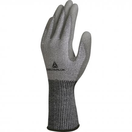 DELTA PLUS VECUTB02GR06 - Gant gris tricot softnocut avec paume enduite polyuréthane (lot muliple)