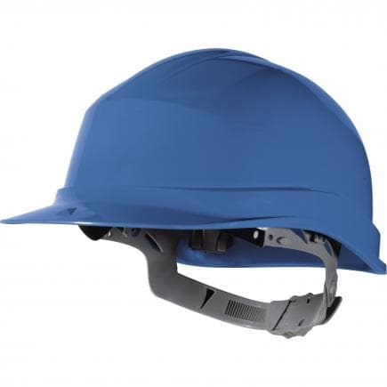 DELTA PLUS ZIRC1BL - Casque de chantier bleu avec serrage glissière