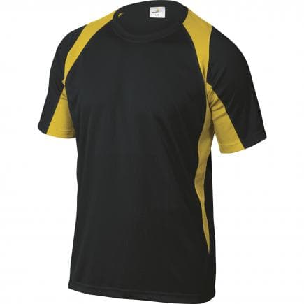 DELTA PLUS BALINJGT - T-shirt noir-jaune 100% polyester
