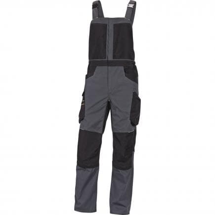 DELTA PLUS M5SA2GNGT - Salopette gris-noir mach spirit 60% coton / 40% polyester - 270 g/m²