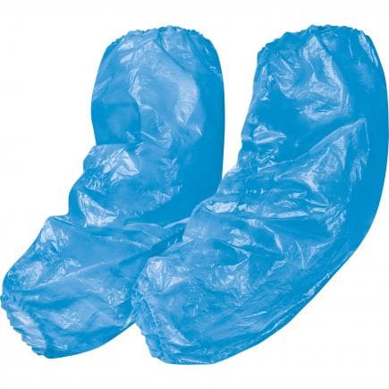 DELTA PLUS MANCHBE - Sac de 100 manchettes polyéthylène 40x20 cm - 21 microns bleu
