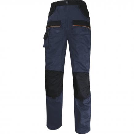 DELTA PLUS MCPANBM3X - Pantalon de travail bleu marine-noir mach2 corporate en polyester coton