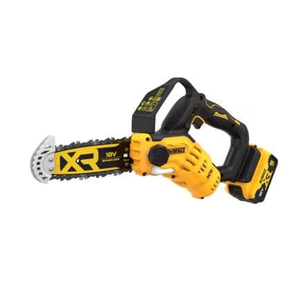 DeWALT DCMPS520P1-QW - Tronçonneuse électrique pour élagage 20 cm XR 18V Brushless (avec 1 batterie XR 18V 5Ah et chargeur)