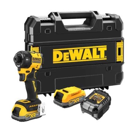 DeWALT DCF870E2T-QW - Clé à chocs compacte 1/4" 18V XR BRUSHLESS (avec 2 batteries et chargeur)