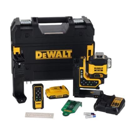 DeWALT DCLE34035D1-QW - Traceur laser multiligne 3 x 360° avec faisceau vert et télécommande