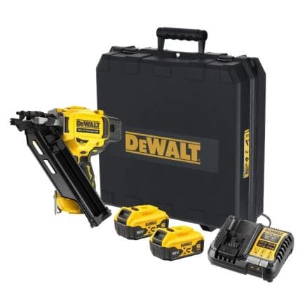 DeWALT DCN930P2-QW - Cloueur 18V pour clous tête D (avec 2 batteries et chargeur)