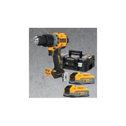 DeWALT DCD805S2T-IT - Perceuse à percussion 18V Brushless 90 Nm (2 batteries 3,5Ah et chargeur)