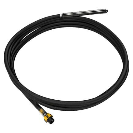 DeWALT DCPS3382RT-XJ - Aiguille vibrante à haute fréquence vibrante à béton POWERSHIFT avec embout en caoutchouc, 2 mètres, diamètre de 38 mm